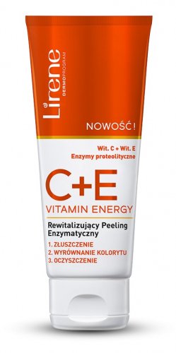 Lirene - C+E VITAMIN ENERGY - Rewitalizujący peeling enzymatyczny - 75 ml 