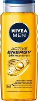 Nivea - Men - Active Energy - 3in1 Shower Gel - Energetyzujący żel pod prysznic 3w1 dla mężczyzn - 500 ml