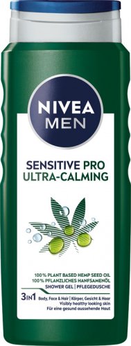 Nivea - Men - Sensitive Pro Ultra-Calming - 3in1 Shower Gel - 3in1 shower gel for men - 500 ml