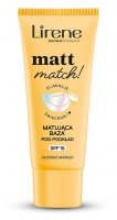 Lirene - Matt Match! - Matująca baza pod makijaż - SPF15 - Słodkie Mango - 30 ml 