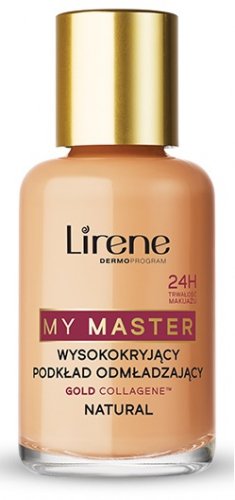 Lirene - MY MASTER - High Coverage Foundation - High coverage rejuvenating foundation - 30 ml - NATURAL 