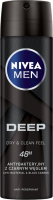 Nivea - Men - Deep Dry & Clean Feel 48H Anti-Perspirant - Antyperspirant w aerozolu dla mężczyzn - 150 ml