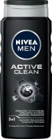 Nivea - Men - Active Clean Shower Gel - 3in1 shower gel for men - 500 ml