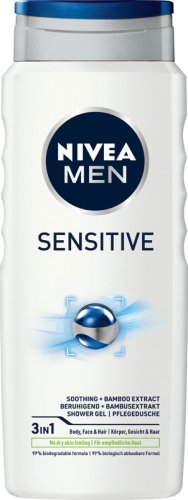 Nivea - Men - Sensitive - 3in1 Shower Gel - 500 ml