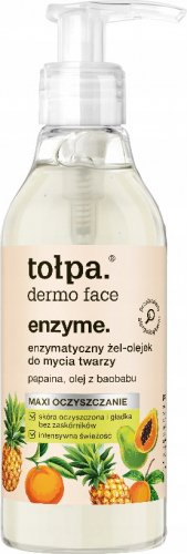 Tołpa - Dermo Face - Enzyme - Enzymatic face wash gel-oil - 195 ml