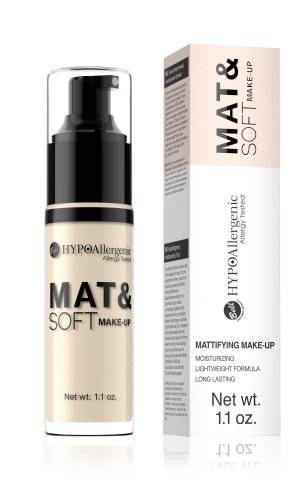 Bell - HYPOAllergenic Mat & Soft Make-Up Mattifying Make-Up - Hipoalergiczny podkład matujący - 30 g  - 01 LIGHT BEIGE