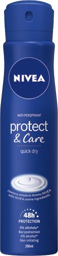 Nivea - Protect & Care Quick Dry 48H Anti-Perspirant - Anti-perspirant spray for women - 250 ml