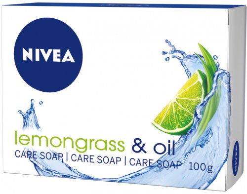 Nivea - Care Soap - Pielęgnujące mydło w kostce - LEMONGRASS & OIL - 100 g