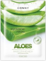 CONNY - Aloe Essence Mask - Maseczka do twarzy kojąca - Aloes - Wyciszenie i relaks - 23 g