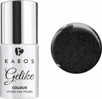Kabos - Gelike - Color - Hybrid Nail Polish - Hybrid Varnish - 5 ml - BLACK TEMPTATION  - BLACK TEMPTATION 