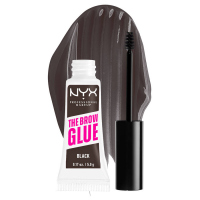 NYX Professional Makeup - THE BROW GLUE - INSTANT BROW STYLER - Klej do stylizacji brwi - 5 g - BLACK - BLACK