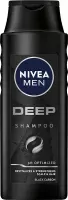 Nivea - Men - Deep Black Carbon - Shampoo - Szampon z czarnym węglem dla mężczyzn - 400 ml