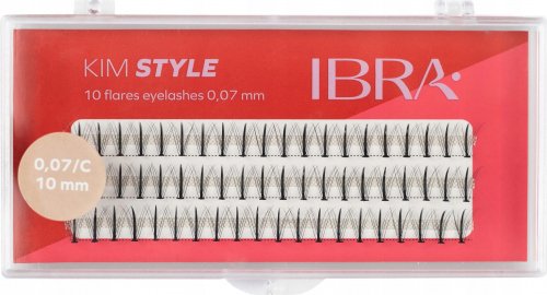 Ibra - KIM STYLE - 10 Flares Eyelashes - Kępki sztucznych rzęs  - 10 mm