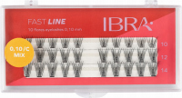 Ibra - FAST LINE - 10 Flares Eyelashes - Tufts of false eyelashes - MIX - MIX