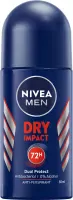 Nivea - Men - Dry Impact 48H Anti-Perspirant - Roll-on antiperspirant for men - 50 ml