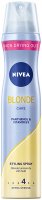 Nivea - Blonde Care - Styling Spray - Blonde hairspray with panthenol and vit. B3 - 4 Extra Strong - 250 ml