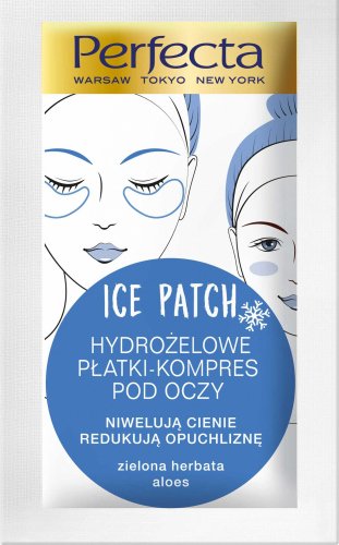 Perfecta - Ice Patch - Hydrożelowe płatki-kompres pod oczy - 1 para 
