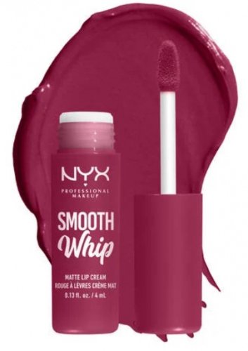NYX Professional Makeup - SMOOTH WHIP - Matte Lip Cream - Matowa pomadka w płynie - 4 ml  - 08 FUZZY SLIPPERS 