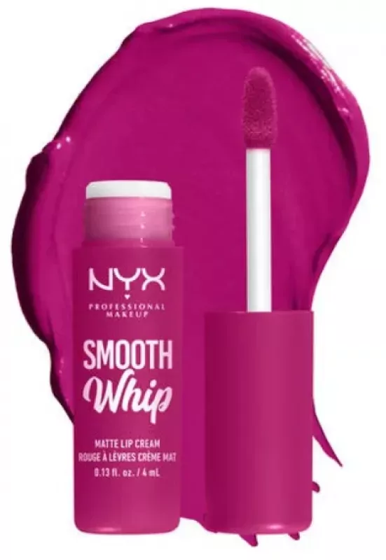 Жидкая помада NYX Professional Makeup Smooth Whip Matte Lip Cream, матовая, оттенок SMOOTH WHIP - Matte Lip Cream - Matowa pomadka w płynie - - 09 BDAY FROSTING
