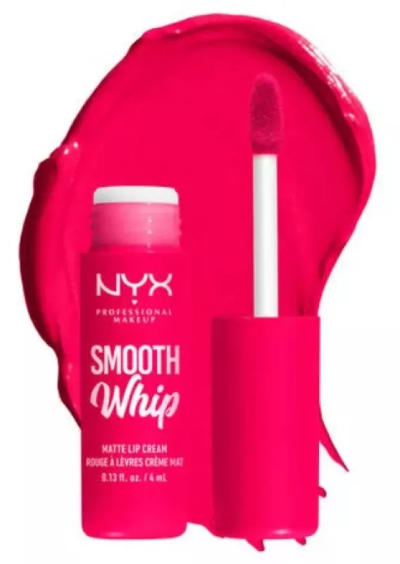 Жидкая помада NYX Professional Makeup Smooth Whip Matte Lip Cream, матовая, оттенок SMOOTH WHIP - Matte Lip Cream - Matowa pomadka w płynie - - 10 PILLOW FIGHT