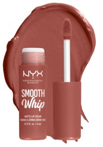 NYX Professional Makeup - SMOOTH WHIP - Matte Lip Cream - Matowa pomadka w płynie - 4 ml  - 04 TEDDY FLUFF