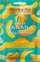 Perfecta - Sweet Banana Happy & Hydro Mask - Wygładzająca maseczka z bananem i olejem z karotki - 10 ml 