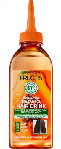 GARNIER - FRUCTIS Repairing Papaya Hair Drink - Rebuilding conditioner for damaged hair - 200 ml