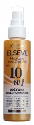 L'Oréal - ELSEVE Magiczna Moc Olejków - Wielofunkcyjna odżywka do włosów 10w1 - Bez spłukiwania - 150 ml