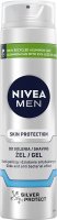 Nivea - Men - Silver Protect - Shaving Gel - smooth glide and antibacterial effect - 200 ml