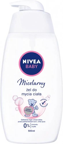 Nivea - Baby - Micelarny żel do mycia ciała od pierwszego dnia życia - 500 ml