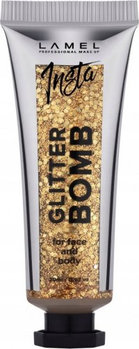 LAMEL - INSTA GLITTER BOMB - Płynny brokat do twarzy i ciała - 20 ml - 402