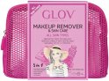 GLOV - TRAVEL SET - Makeup Remover & Skin - All Skin Types - Zestaw podróżny do demakijażu twarzy - COZY ROSIE - COZY ROSIE