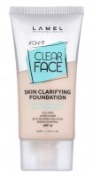 LAMEL - OhMy Clear Face Skin Clarifying Foundation - Mattifying foundation - SPF15 - 40 ml