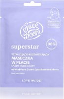 BodyBoom - FaceBoom - Superstar - Face Sheet Mask - Witalizująco-rozświetlająca maseczka w płacie 