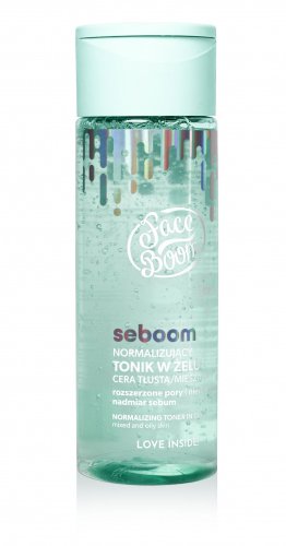BodyBoom - FaceBoom - Seboom - Normalizing Toner In Gel - Normalizujący tonik w żelu - 200 ml 