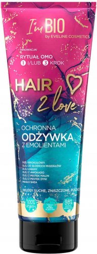 Eveline Cosmetics - Hair 2 Love - Ochronna odżywka z emolientami - 250 ml
