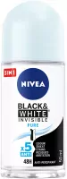 Nivea - Black & White Invisible - Pure - 48h Anti-Perspirant - Antyperspirant w kulce dla kobiet - 50 ml