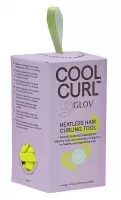 GLOV - COOL CURL Heatless Hair Curling Tool - Zestaw do kręcenia włosów - Neonowy żółty