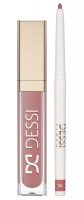 DESSI - Lip Makeup Set - Say Yes Lipstick - 13 Love Story + 16 Lip Liner - Limited Collection