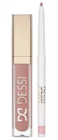 DESSI - Zestaw do makijażu ust - Pomadka Say Yes - 12 I Do! + Konturówka 17 - Limitowana kolekcja