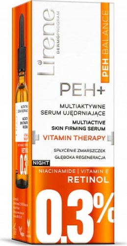 Lirene - PEH BALANCE - Multiactive Skin Firming Serum - Multiaktywne serum ujędrniające z 0,3% retinolem - 30 ml 
