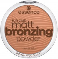 Essence - Sun Club - matt bronzing powder - Matujący puder brązujący