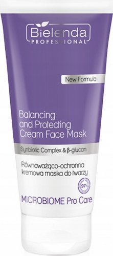 Bielenda Professional - Microbiome Pro Care - Balancing and Protecting Cream Face Mask - Równoważąco-ochronna, kremowa maska do twarzy - 175 ml