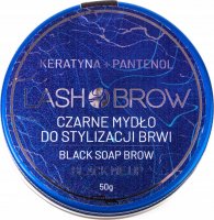 Lash Brow - BLACK SOAP BROW - Black Me Up - Black soap for eyebrow styling - 50 g