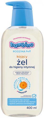 Bambino - RODZINA - Kojący żel do higieny intymnej - 400 ml 