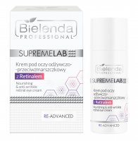 Bielenda Professional - SUPREMELAB - RE-ADVANCED - Nourishing & Anti-Wrinkle Eye Cream - Krem pod oczy odżywczo-przeciwzmarszczkowy z Retinalem - 15 ml 