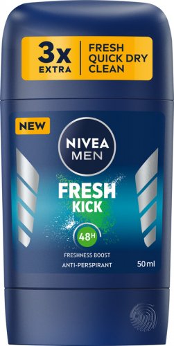 Nivea - Men - Fresh Kick 48H Anti-Perspirant - Antyperspirant w sztyfcie dla mężczyzn - 50 ml