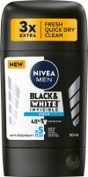 Nivea - Men - Black & White Invisible 48H Anti-Perspirant - Antyperspirant w sztyfcie dla mężczyzn - FRESH - 50 ml