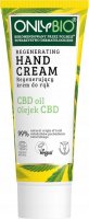 ONLYBIO - Regenerating Hand Cream - Regenerujący krem do rąk z olejkiem konopnym CBD - 75 ml