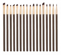MANY BEAUTY - Many Brushes Sharp & Simple - Zestaw 17 precyzyjnych pędzli do makijażu